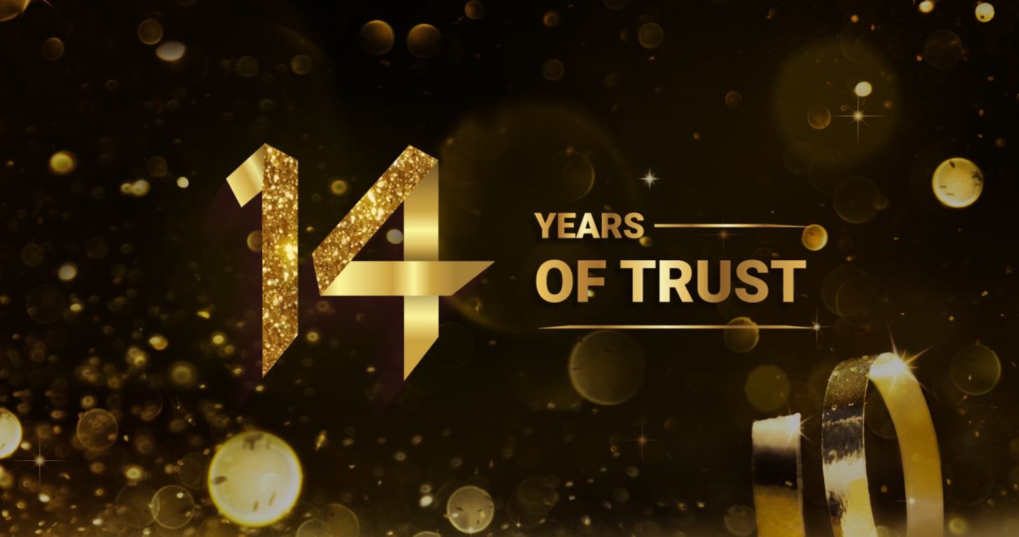 Forex4you отмечает 14-ю годовщину! | Новости Forex4you